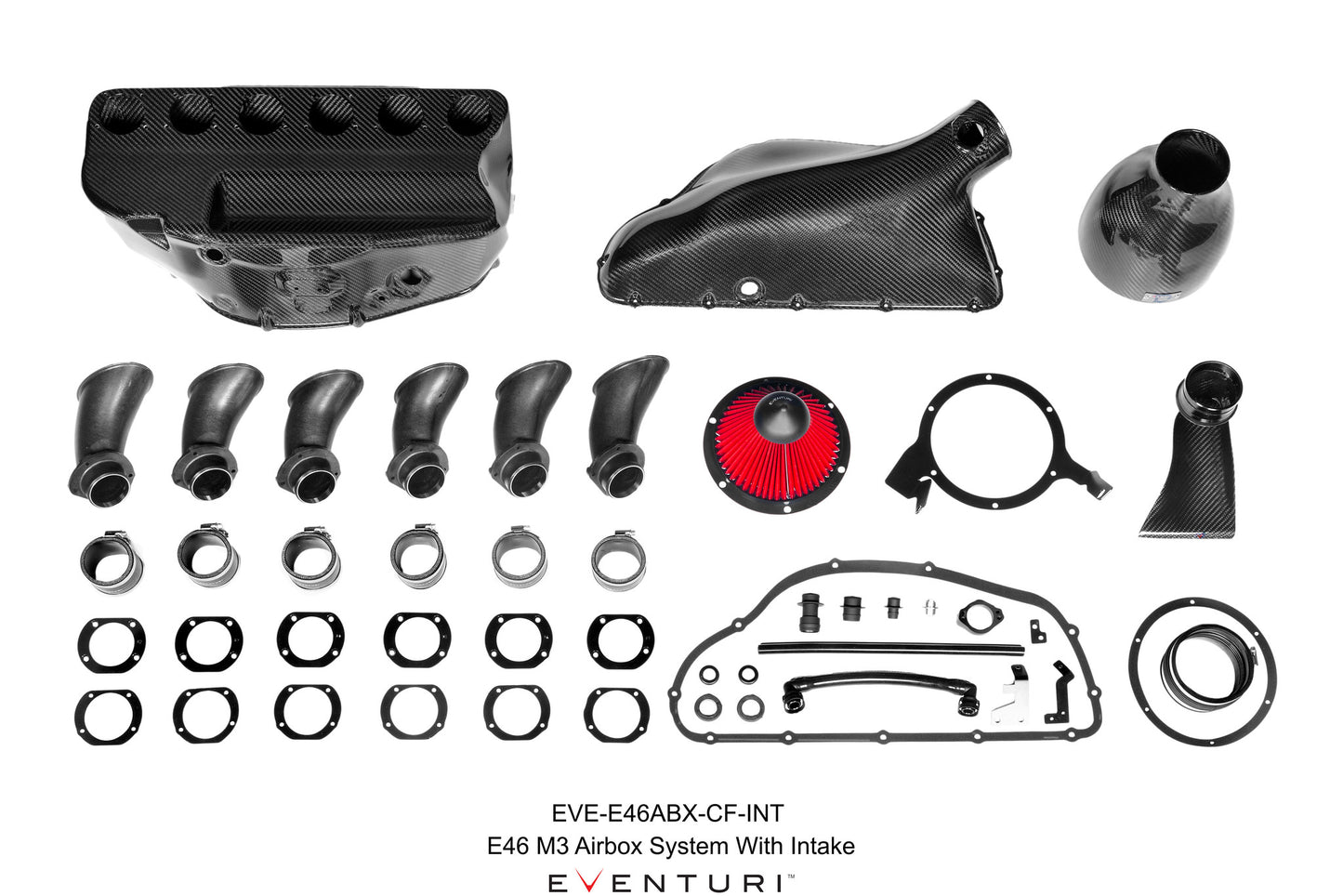 BMW E46 M3 - Hybrid Carbon Airbox with Full Carbon Intake