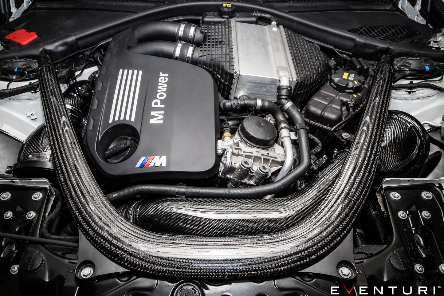 BMW F8X M3 / M4 - Full Black Carbon intake with SEALED Carbon ducts