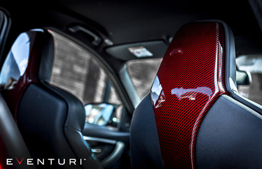BMW F8X M3 / M4 - Black Carbon Seat Back Covers