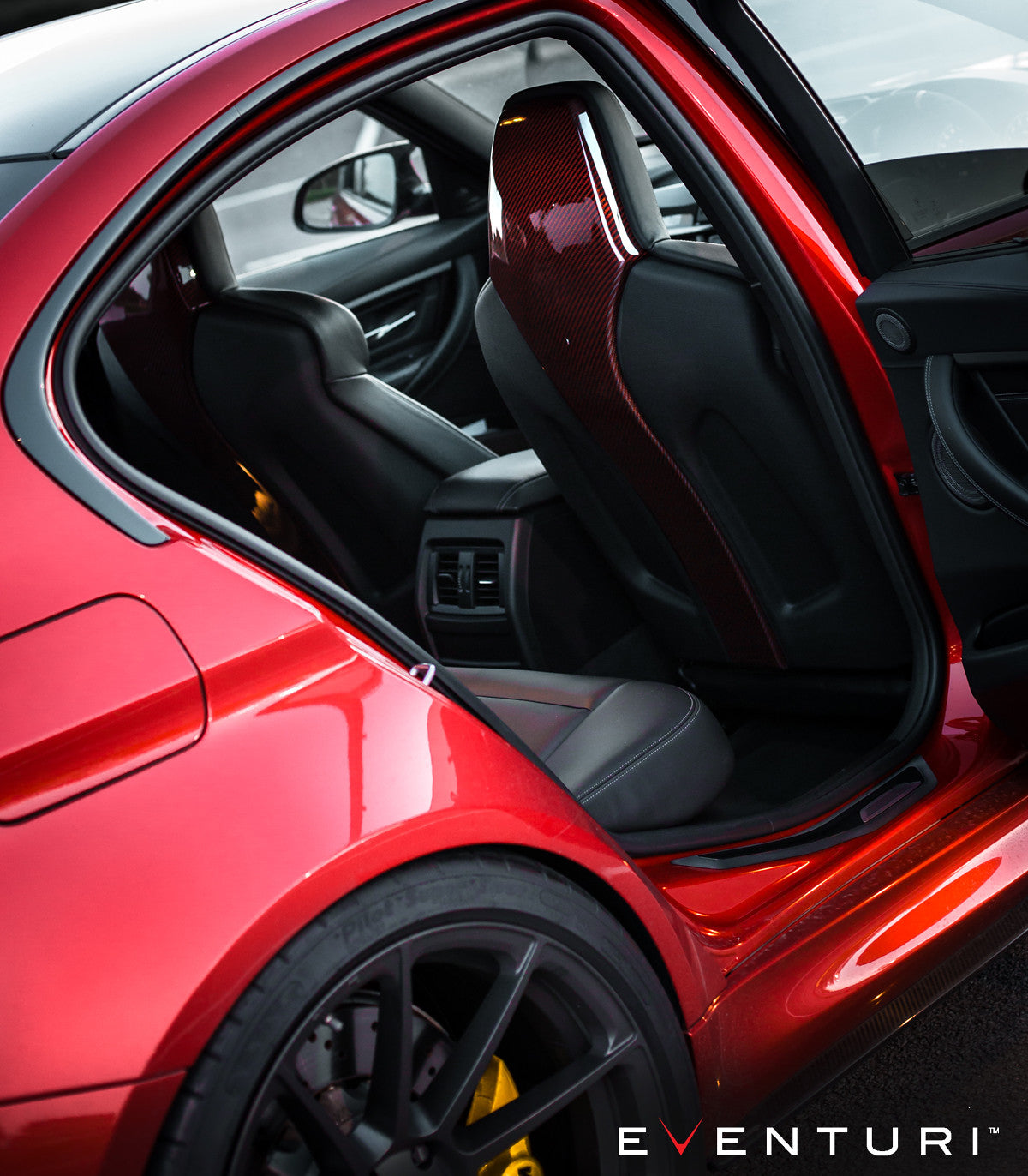 BMW F8X M3 / M4 - Black Carbon Seat Back Covers