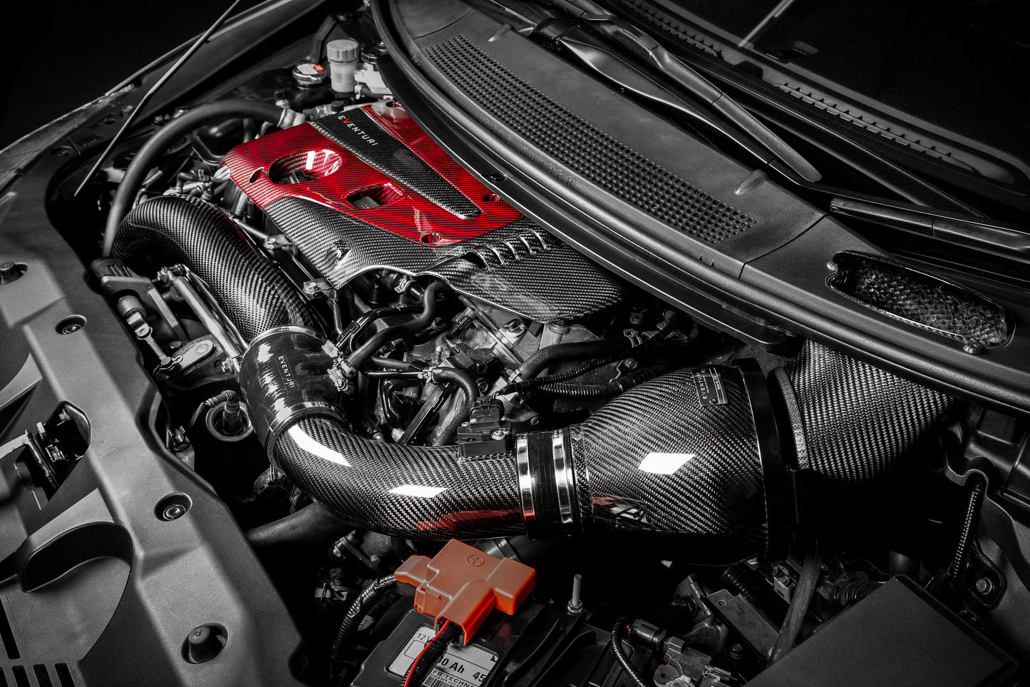 HONDA FK2 Civic - Carbon intake with upgraded Carbon Tube(for LHD)
