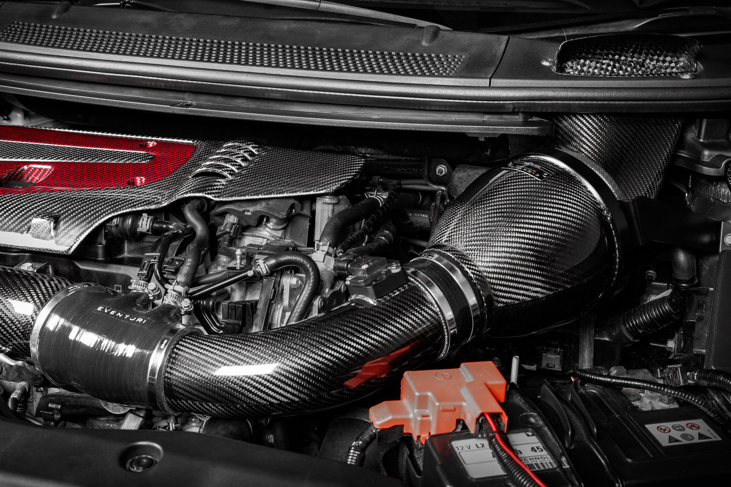 HONDA FK2 Civic - Carbon intake with upgraded Carbon Tube(for LHD)
