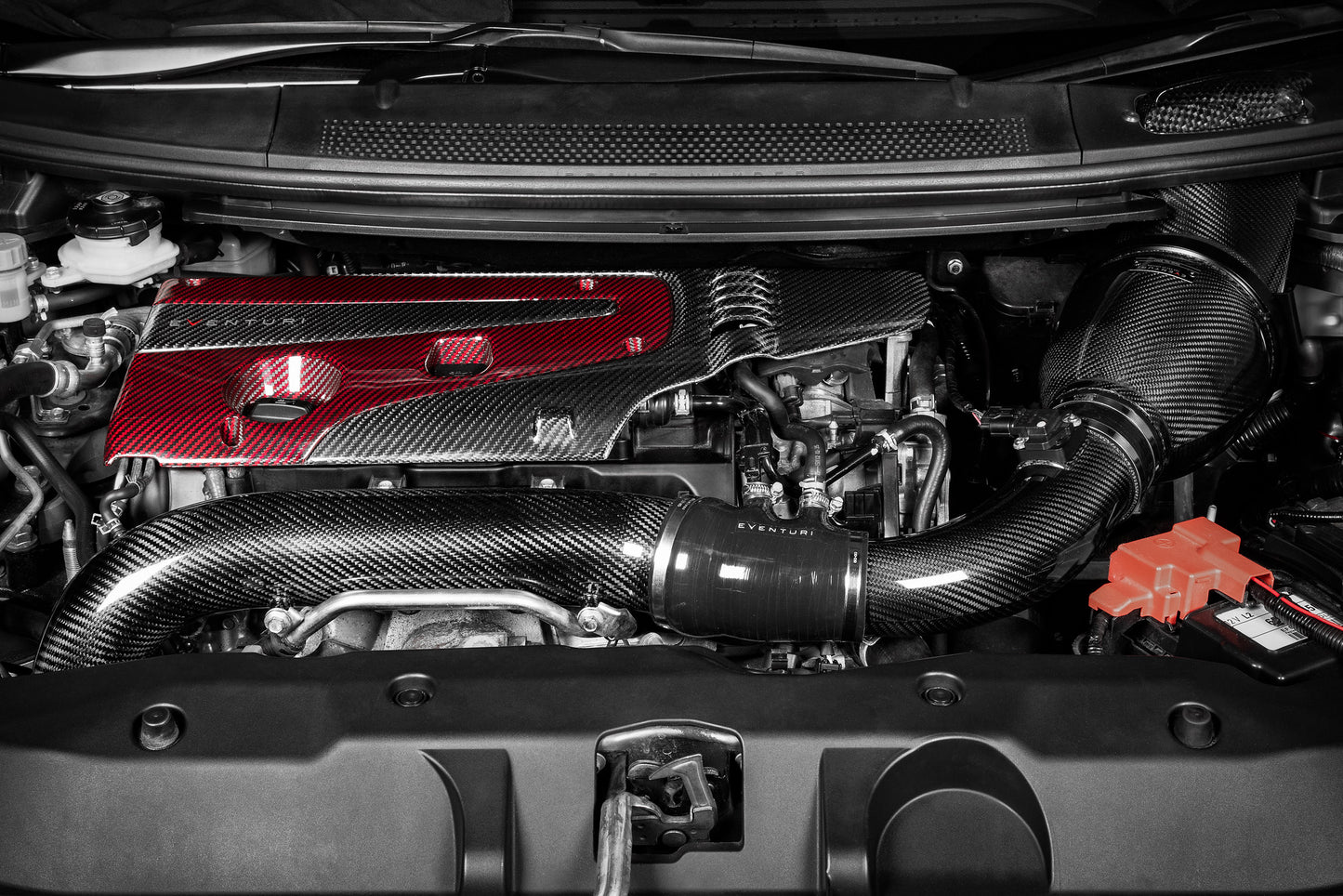 HONDA FK2 Civic - Carbon intake with upgraded Carbon Tube(for LHD)