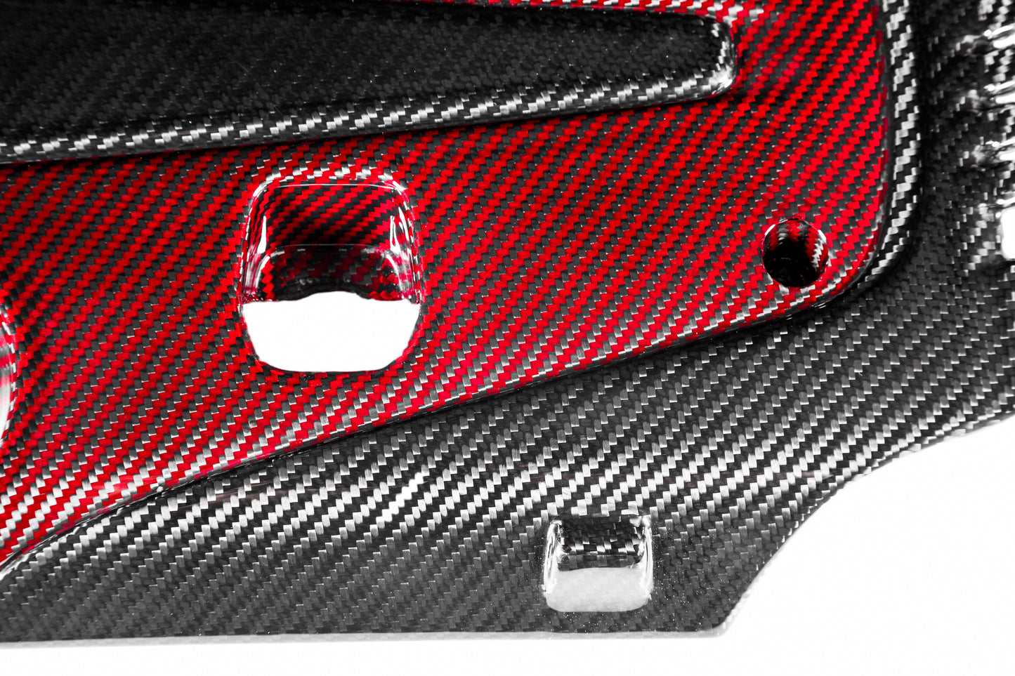 HONDA FK8 Civic - Engine Cover Red and Black
