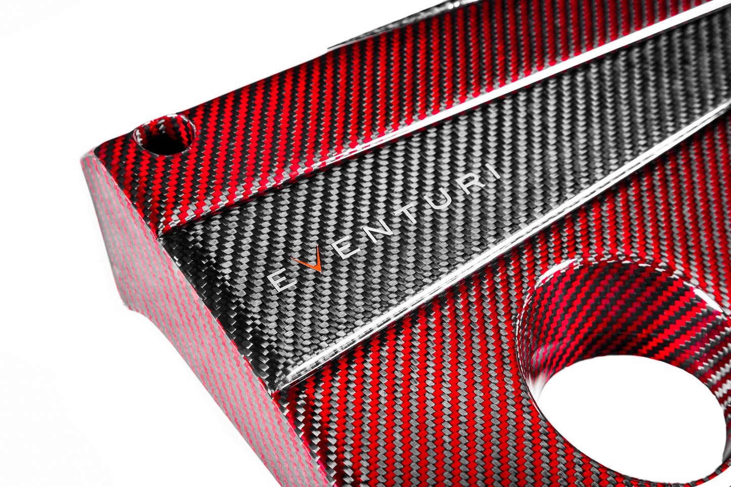 HONDA FK8 Civic - Engine Cover Red and Black