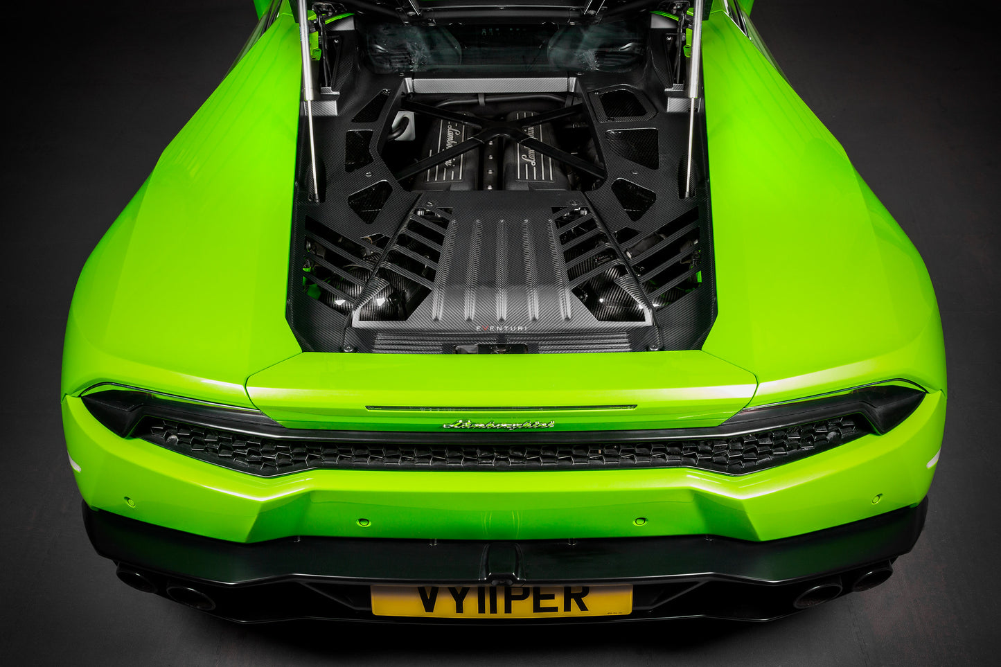 LAMBORGHINI Huracan - Carbon Engine Cover Set Matte Finish