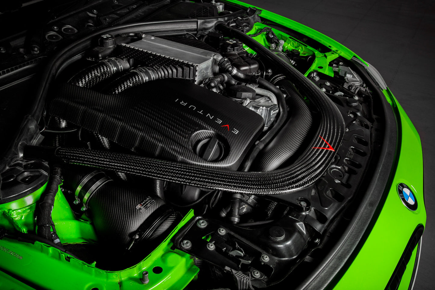 BMW F8X M3 / M4 - Black Carbon  Engine Cover