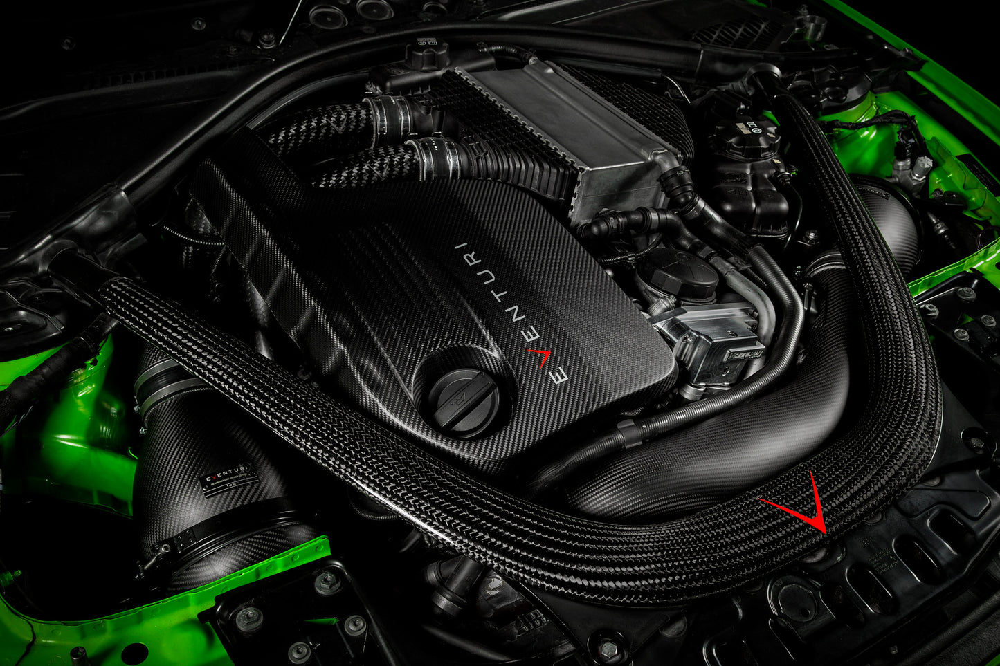 BMW F8X M3 / M4 - Black Carbon  Engine Cover